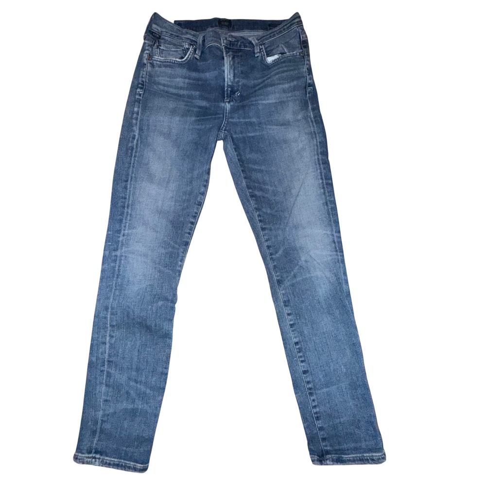 Citizens of Humanity Rocket Crop High Rise Jeans Blue 27